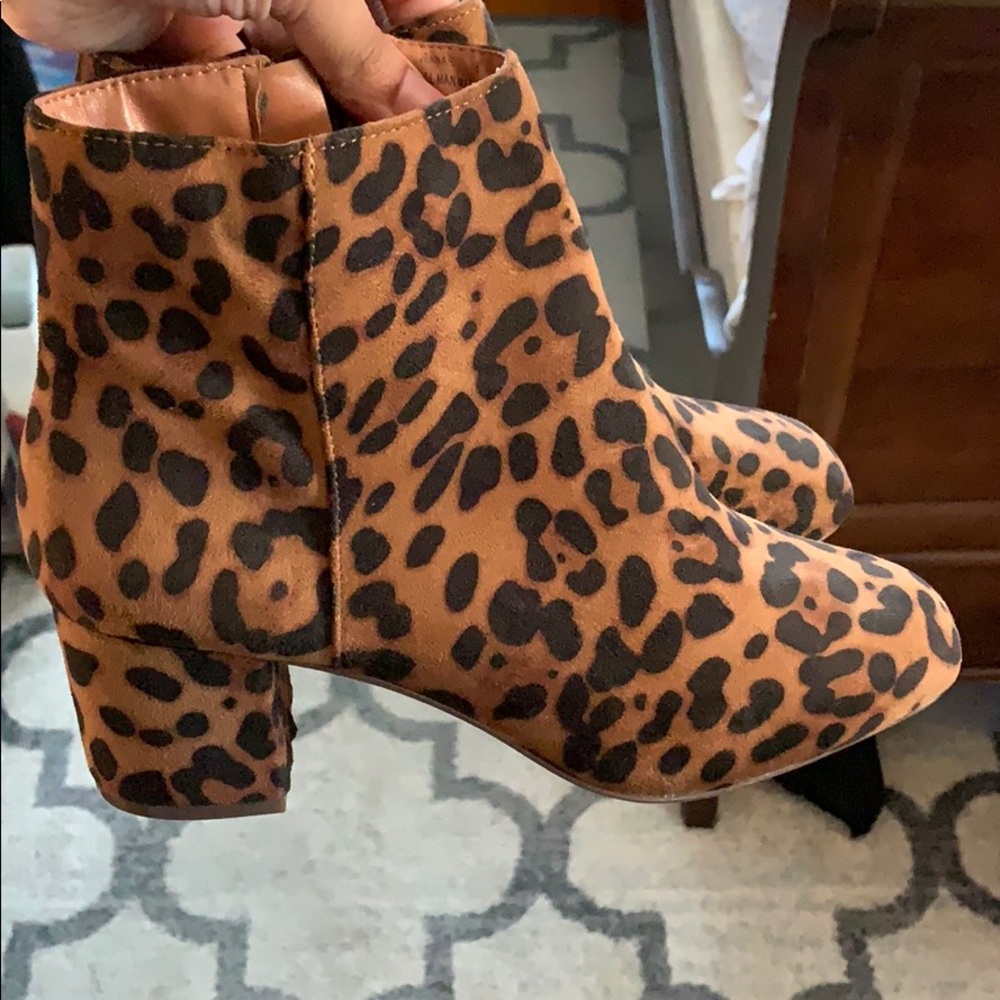 Cheetah boots